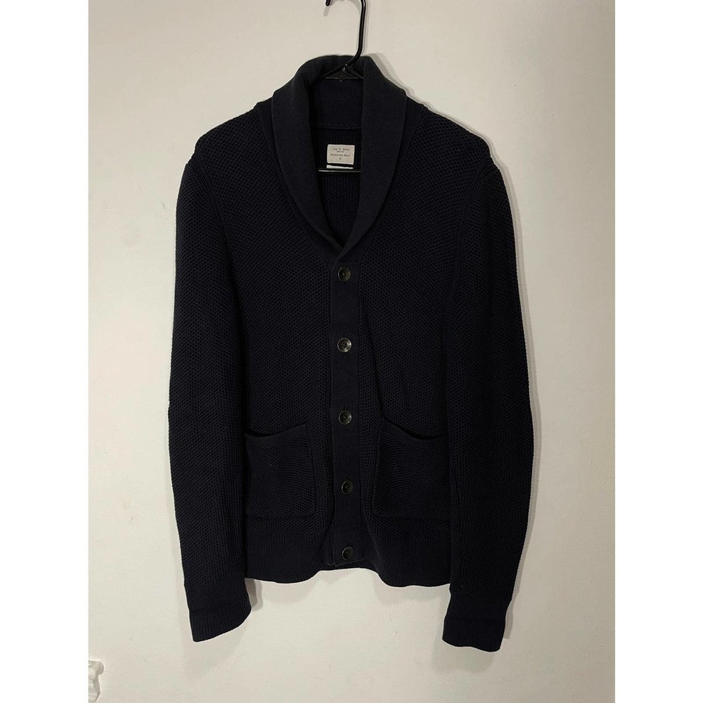 Rag &bone mens navy Cardigan M